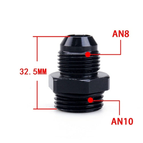 Universal AN6 AN8 AN10 To AN To M14/M16/M18x1.5 Thread Straight Fuel