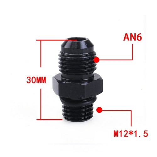 Universal AN6 AN8 AN10 To AN To M14/M16/M18x1.5 Thread Straight Fuel