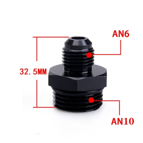 Universal AN6 AN8 AN10 To AN To M14/M16/M18x1.5 Thread Straight Fuel