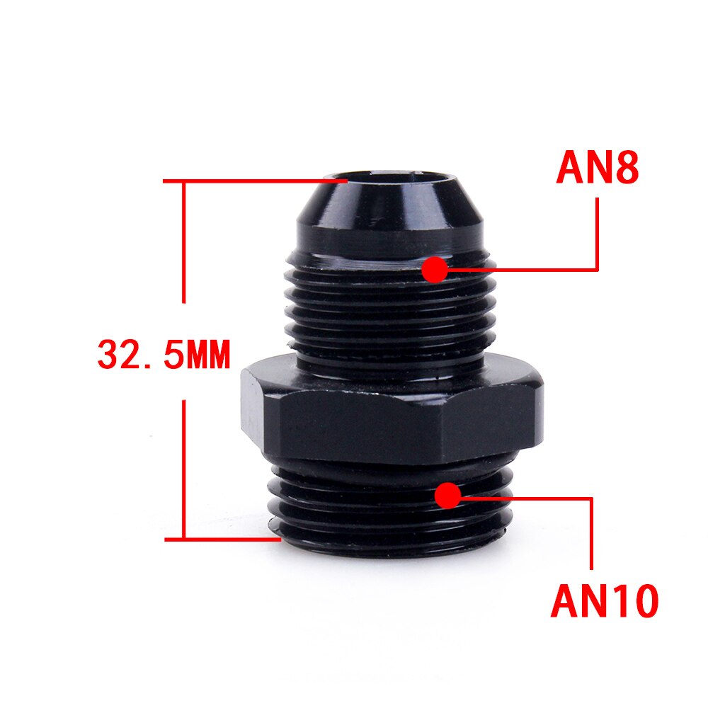 Universal AN6 AN8 AN10 To AN To M14/M16/M18x1.5 Thread Straight Fuel