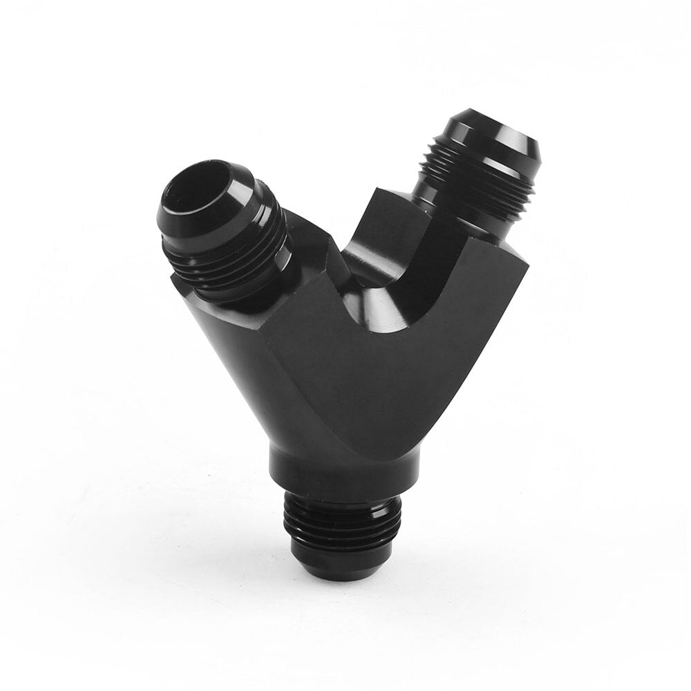 Y Adapter 3 Way Aluminium Fitting An6 6-an Male To 2x An6 6-an Male