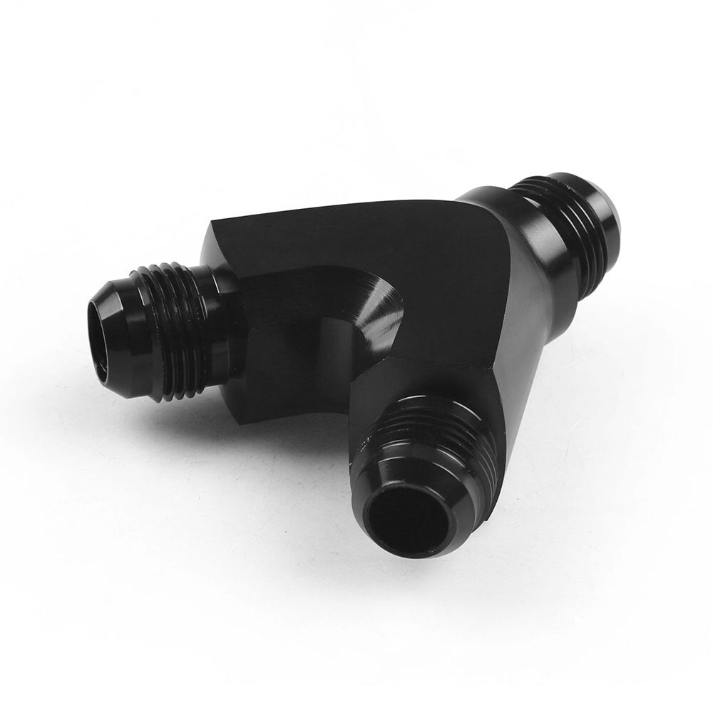 Y Adapter 3 Way Aluminium Fitting An6 6-an Male To 2x An6 6-an Male